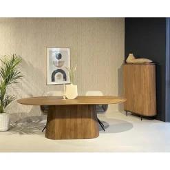 Livingfurn - Eetkamertafel Salvator 200cm - Mangohout