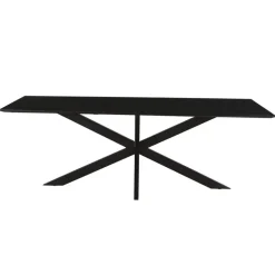 Livingfurn - Eetkamertafel Oslo Black Acacia 220 cm - Acacia