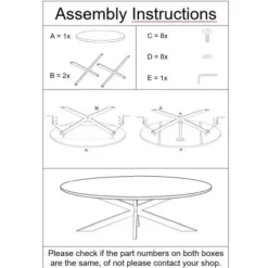 Livingfurn - Eetkamertafel Oslo Oval Black 160 cm - Mangohout