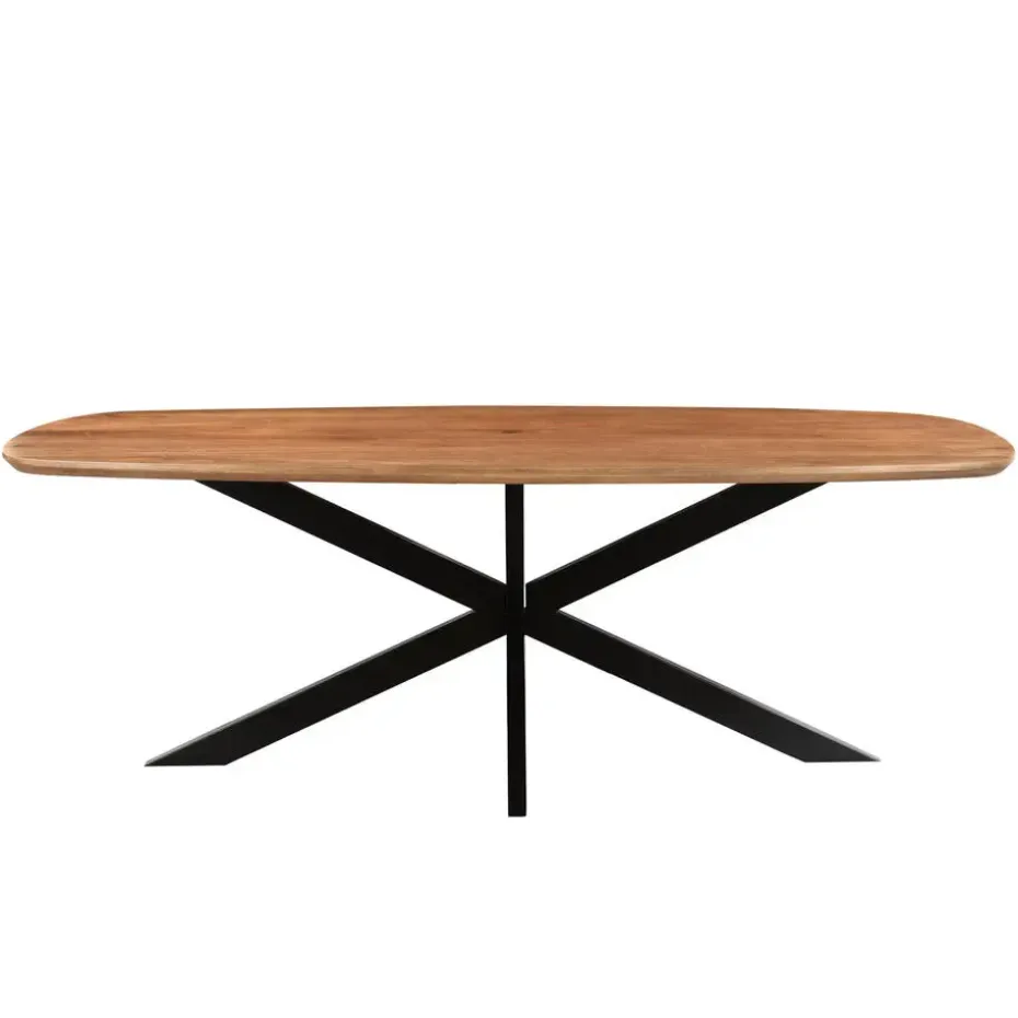 Livingfurn - Eetkamertafel Jesper Danish Oval 210cm - Mangohout