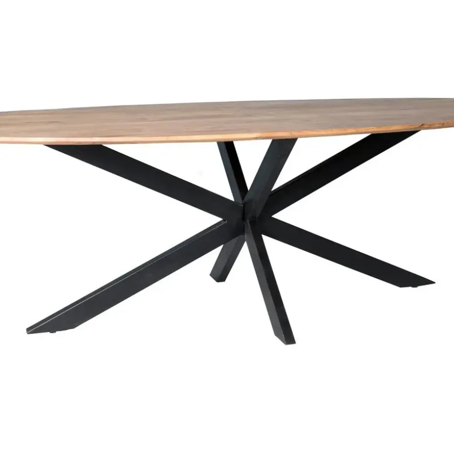 Livingfurn - Eetkamertafel Oslo - AcasiaHout - 180cm - Bruin