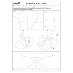 Livingfurn - Eetkamertafel Jesper Round 130cm - Mangohout / Gecoat Staal