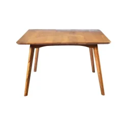 Livingfurn - Eetkamertafel Elias - 120cm - Mangohout - Bruin