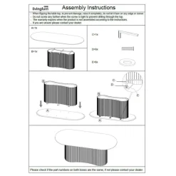 Livingfurn - Eetkamertafel Sevilla 250cm - Mangohout