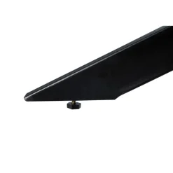 Livingfurn - Ronde Eetkamertafel Oslo Zwart - Acasiahout - 120 cm