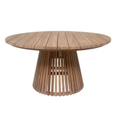 Livingfurn - Tuintafel - Cindo 120cm - Bruin