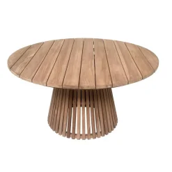 Livingfurn - Tuintafel - Cindo 120cm - Bruin