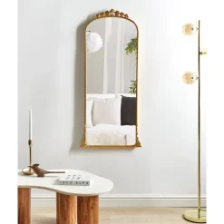 LIVRY - Wandspiegel - Goud - 51 x 114 cm - Metaal