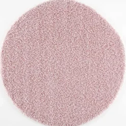 Loca Shaggy Rond Vloerkleed Licht Roze Hoogpolig - 150 CM ROND
