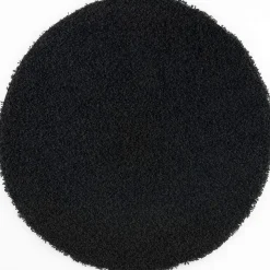 Loca Shaggy Rond Vloerkleed Zwart Hoogpolig - 120 CM ROND