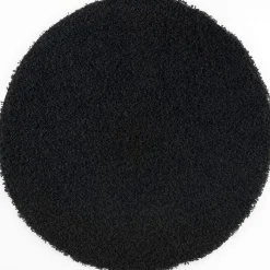 Loca Shaggy Rond Vloerkleed Zwart Hoogpolig - 120 CM ROND