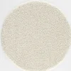 Loca Shaggy Rond Vloerkleed Creme Hoogpolig - 150 CM ROND