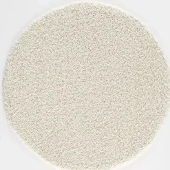 Loca Shaggy Rond Vloerkleed Creme Hoogpolig - 150 CM ROND