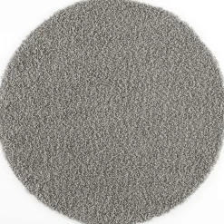 Loca Shaggy Rond Vloerkleed Lichtgrijs Hoogpolig - 150 CM ROND