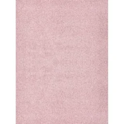 Loca Shaggy Vloerkleed – Modern Uni Effen – Roze Hoogpolig & Zacht - 200x290 CM