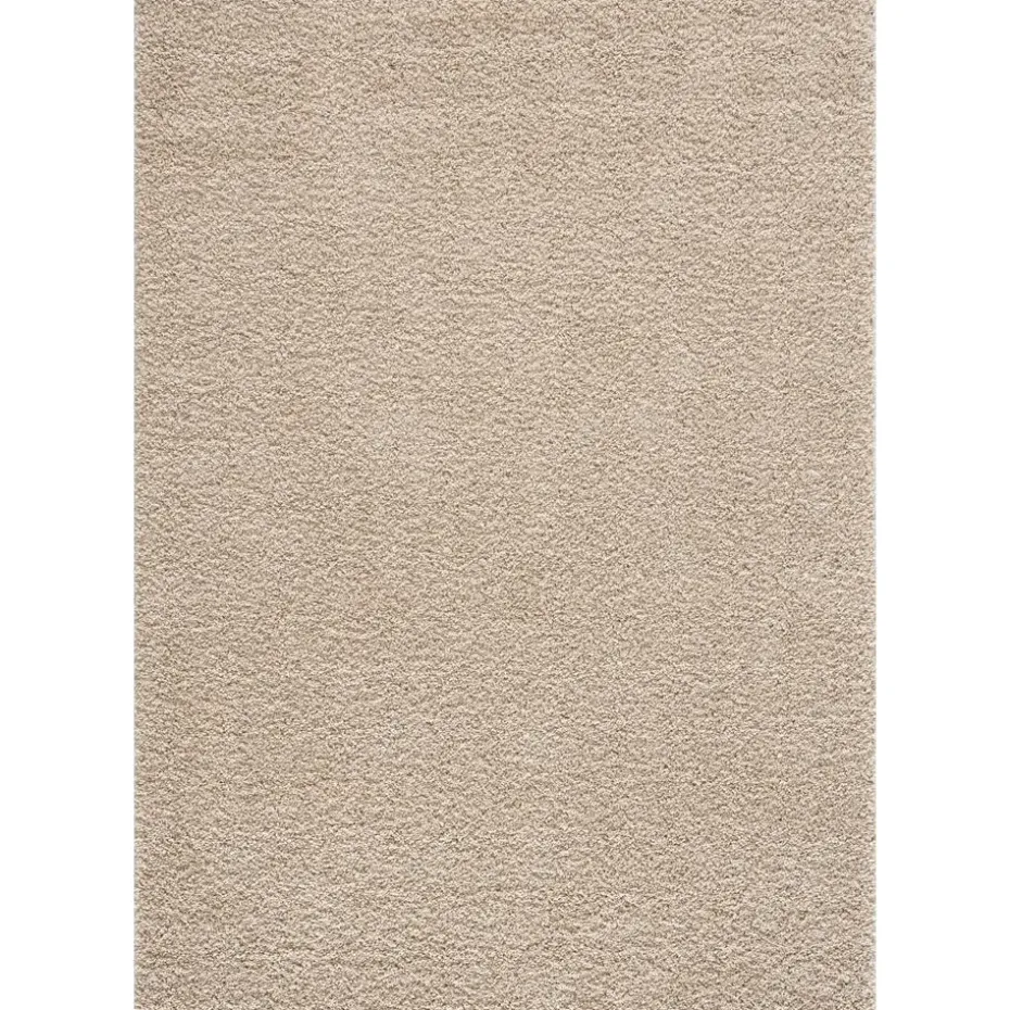 Loca Shaggy Vloerkleed Beige Hoogpolig - 120x170 CM