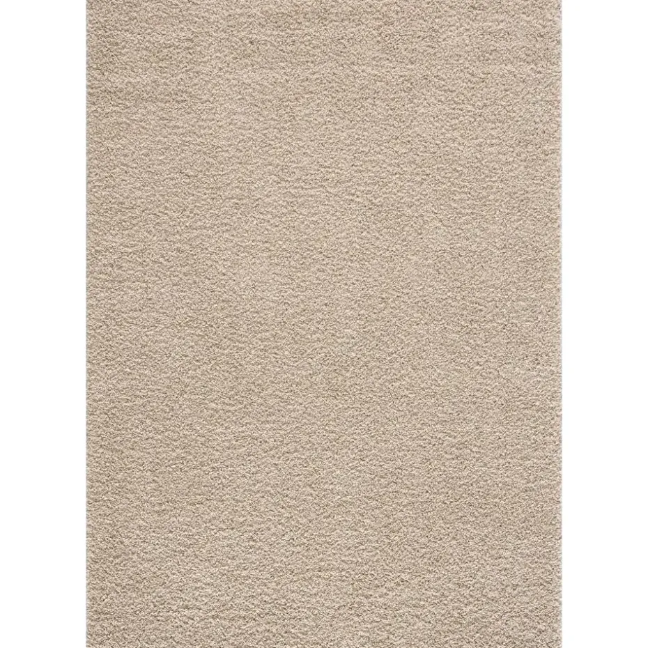 Loca Shaggy Vloerkleed Beige Hoogpolig - 120x170 CM