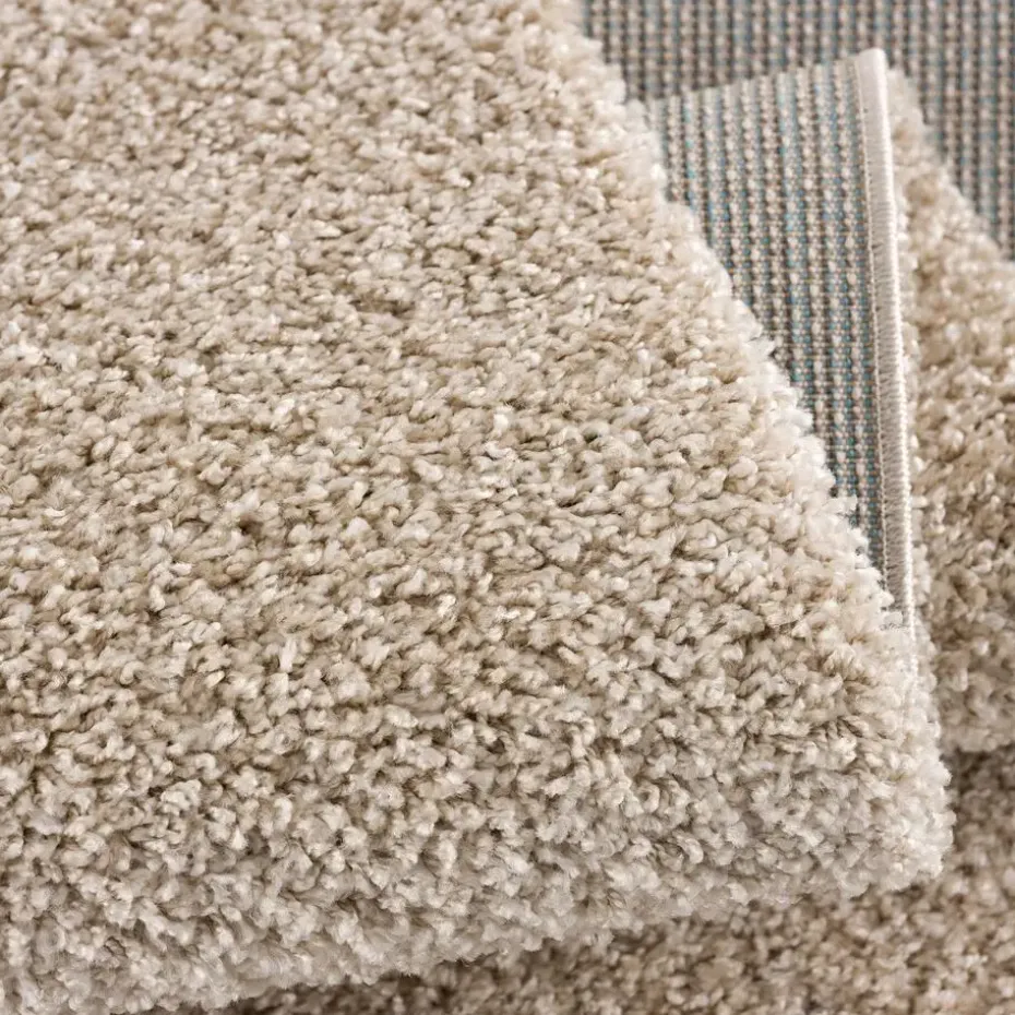 Loca Shaggy Vloerkleed Beige Hoogpolig - 120x170 CM