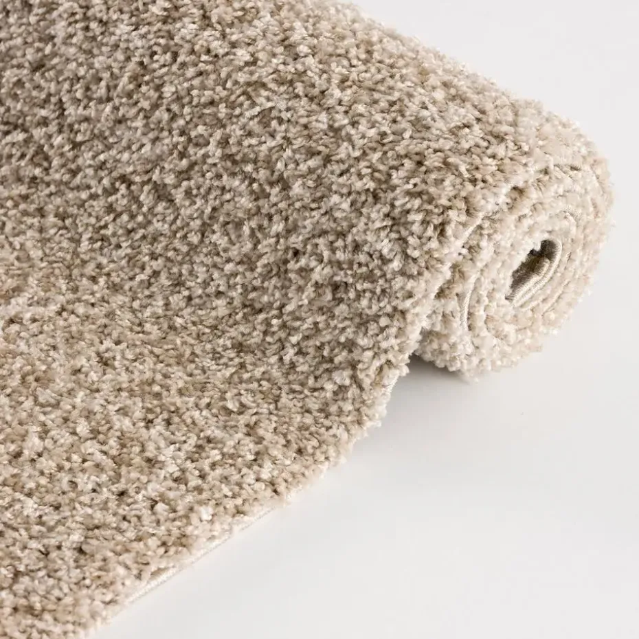 Loca Shaggy Vloerkleed Beige Hoogpolig - 120x170 CM