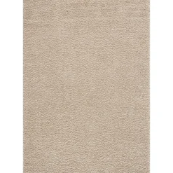 Loca Shaggy Vloerkleed Beige Hoogpolig - 200x200 CM Vierkant
