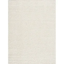 Loca Shaggy Vloerkleed Creme Hoogpolig - 240x340 CM