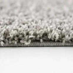 Loca Shaggy Vloerkleed Lichtgrijs Hoogpolig - 160x230 CM