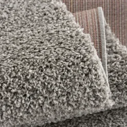 Loca Shaggy Vloerkleed Lichtgrijs Hoogpolig - 160x230 CM