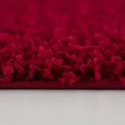 Loca Shaggy Vloerkleed Rood Hoogpolig - 140x200 CM