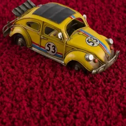 Loca Shaggy Vloerkleed Rood Hoogpolig - 140x200 CM