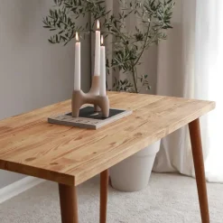 Locelso bureau - 100% grenen massief hout - Beukenhouten poten - Eikenkleur