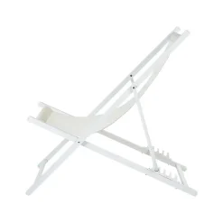 LOCRI II - Strandstoel - Wit/Beige - Polyester