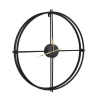 LOFT42 Ben Wandklok - Zwart - Metaal - 60x6