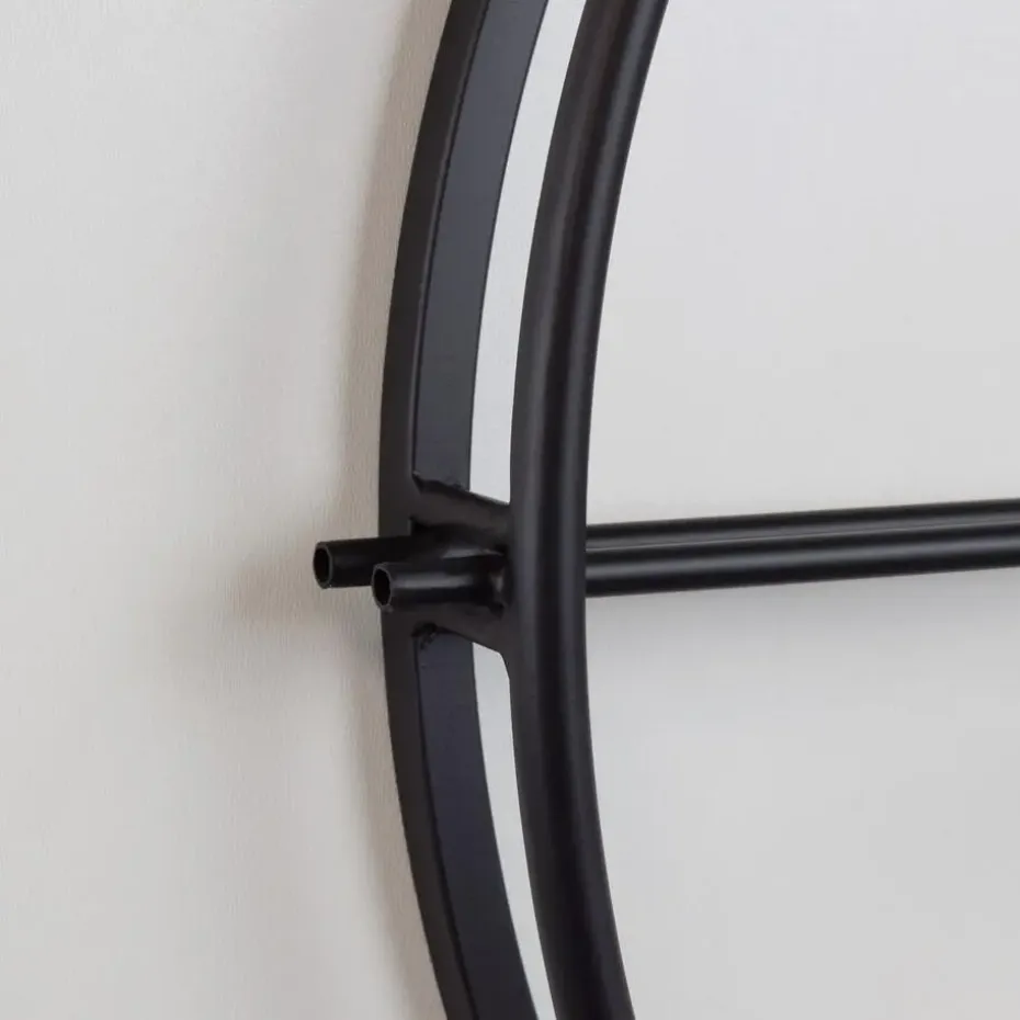 LOFT42 Ben Wandklok - Zwart - Metaal - 60x6