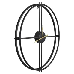 LOFT42 Ben Wandklok - Zwart - Metaal - 60x6