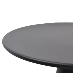 LOFT42 Bijzettafel Ferry trompetvoet - Metaal - Zwart - 60x44