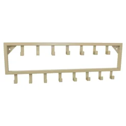 LOFT42 Bono Kapstok – Beige – Metaal – 15 haken - 80x26x4