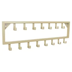 LOFT42 Bono Kapstok – Beige – Metaal – 15 haken - 80x26x4