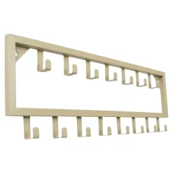 LOFT42 Bono Kapstok – Beige – Metaal – 15 haken - 80x26x4