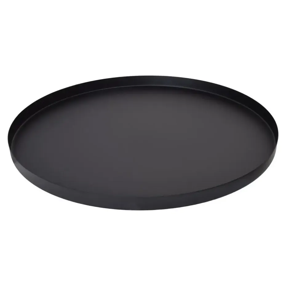 LOFT42 Brew Metalen rond Dienblad – Zwart – 60x60