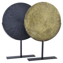 LOFT42 Burst Ornament op voet - Messing Metaal Ø36cm