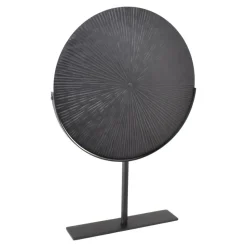 LOFT42 Burst Ornament op voet - Zwart Metaal Ø36cm