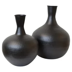 LOFT42 Gusto Small - Vaas - Zwart metaal -35x26