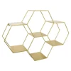 LOFT42 Hexagon Wandrek Zeshoekig - Goud - 57x80x20