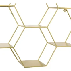LOFT42 Hexagon Wandrek Zeshoekig - Goud - 57x80x20