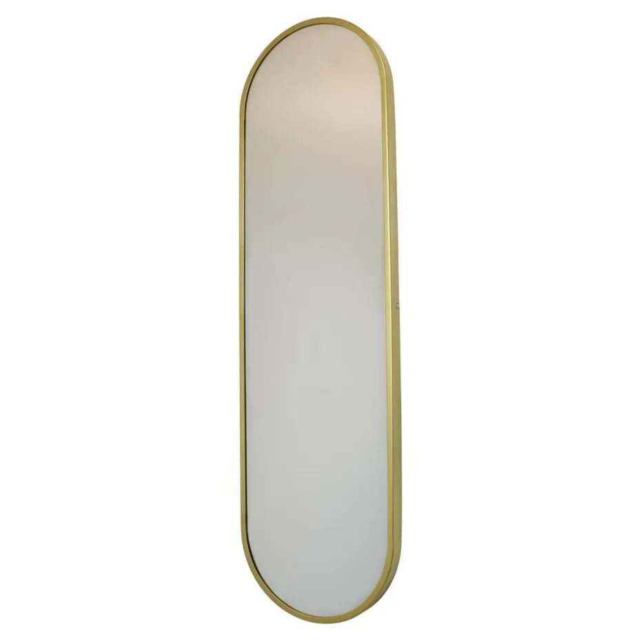 LOFT42 Industry Passpiegel Ovaal - Goud - Metaal - 122x36