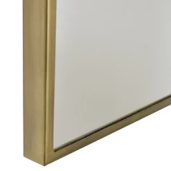 LOFT42 Industry Rectangle Spiegel - Metaal - antiek Messing - 120x40x4