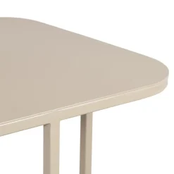 LOFT42 Inris Bijzettafel - Metaal - Beige -51x35x55