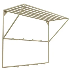 LOFT42 Jasmin Kapstok – Beige – Metaal – 9 haken - 60x80x32