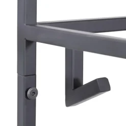 LOFT42 Jip Kapstok - 12 haken - Metaal - Zwart - 100x80x33