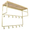 LOFT42 Jip Kapstok - 12 haken - Metaal - Goud - 100x80x33